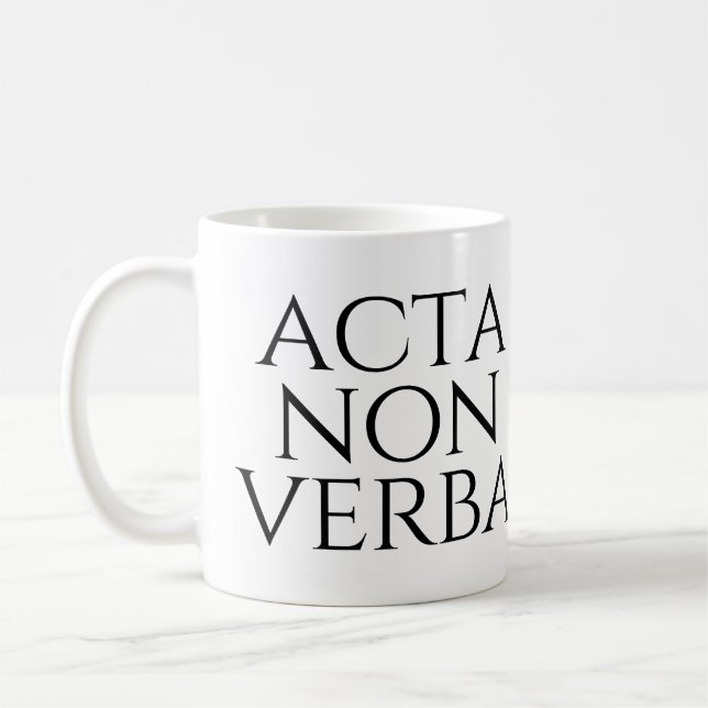 Acta Non Verba Kaffemugg (Vänster)
