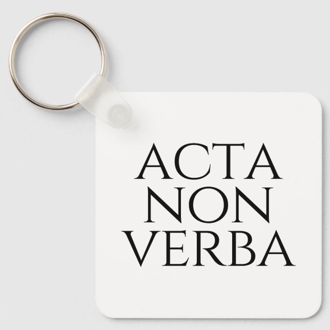 Acta Non Verba Nyckelring (Framsida)
