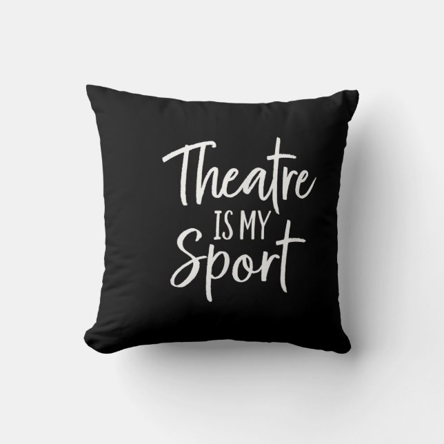 Acters musikskådespelare är min sport kudde (Framsida)