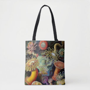 Actiniae av Ernst Haecke Tote Bag Tygkasse