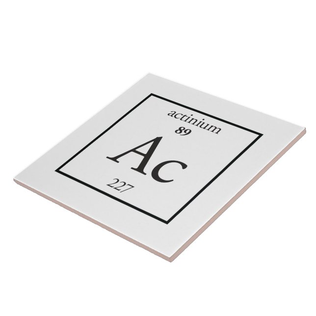 Actinium Kakelplatta (Sidan)