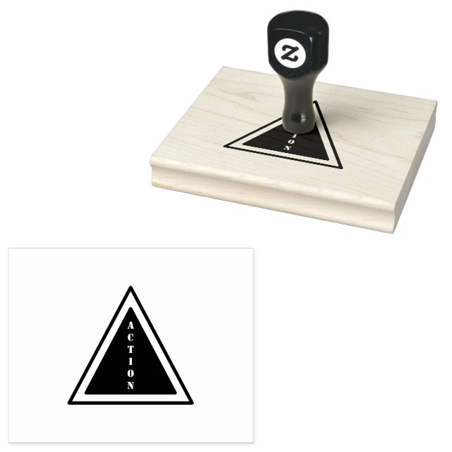 Action Anpassningsbar Text Red Bläck Office School Stämpel (Stämplad)