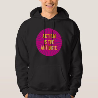 Action är motgiftet tröja hoodie