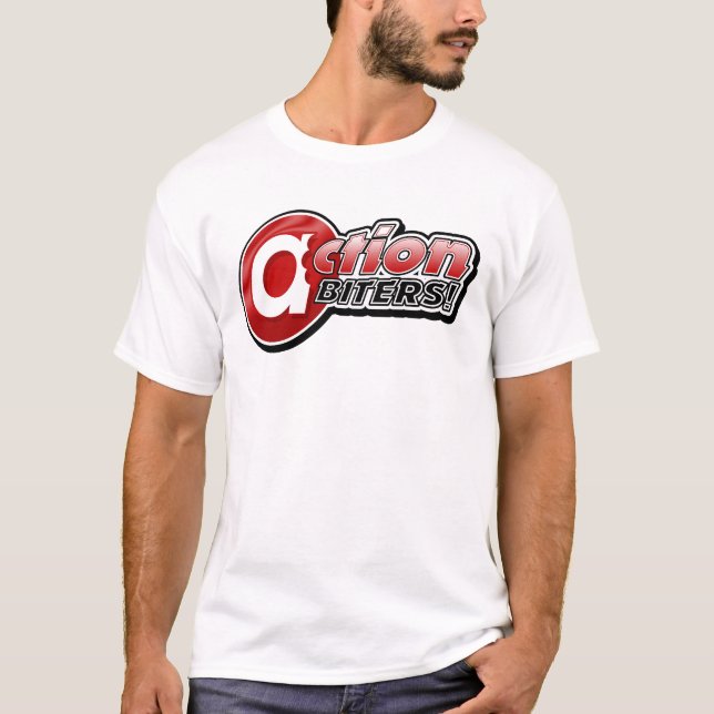 Action Biters! - LOGOTYP T Shirt (Framsida)