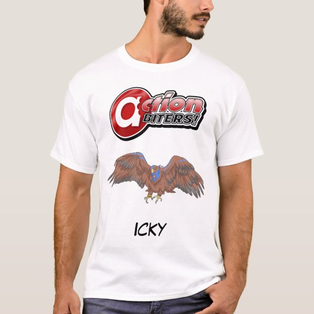 Action Biters! Tee - Icky the Bird (Framsida)