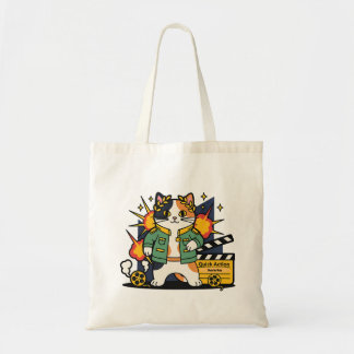 Action Cat Hero på plats - Totebag Tygkasse