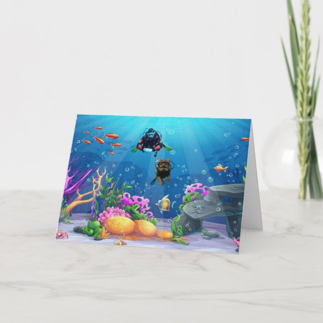 Action Cats! Card Kort (Framsida)