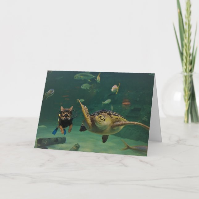 Action Cats! Card Kort (Framsida)