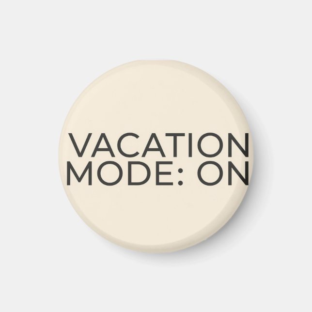 Action Mode På – Motiverande Kylskåpsmagnet (Framsidan)