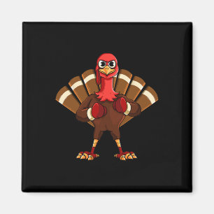 Action of Thanksgiving MMA Kickboxning Judo Karate Magnet