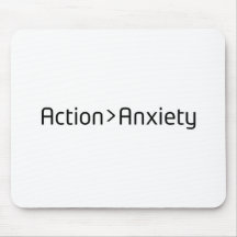Action Over Anxiety Minimalistisk Musmatta