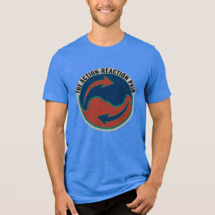 Action-Reaction Par, Rolig Fysikpresent T Shirt
