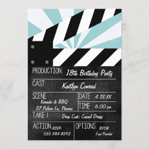 Action Sign Filmfest Invitation Inbjudningar