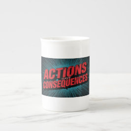 Actions Have Consequences Beer Stein Benporslin Mugg