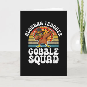 ActionsofGratitude Algebra Lärare Gobble Flock Kal Kort