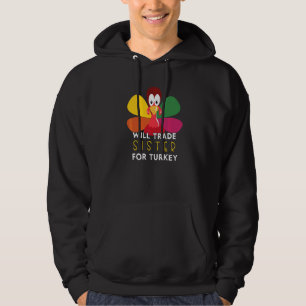 Actionstracksgiving För Barn Kommer Byta Syster Mo Hoodie