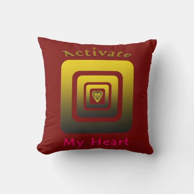 Activate My Heart Kudde (Framsida)