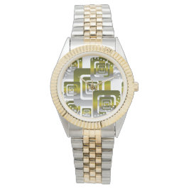 Activate My Heart Pattern Silver Armbandsur