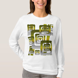 Activate My Heart Pattern Silver T Shirt