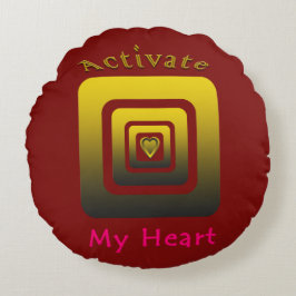 Activate My Heart Rund Kudde