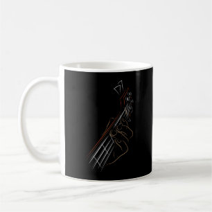 Active Bass Guitar Rock musik Graphic Guitar-uppsp Kaffemugg