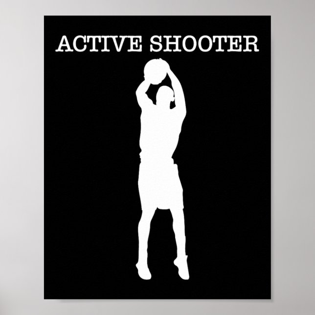 Active Shooter Bysketbyll Älskare Poster (Framsidan)