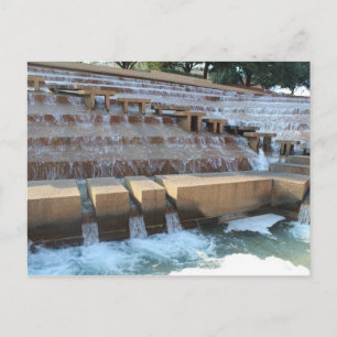 Active Vatten Bassäng - Fort Worth Vatten Garden # Vykort