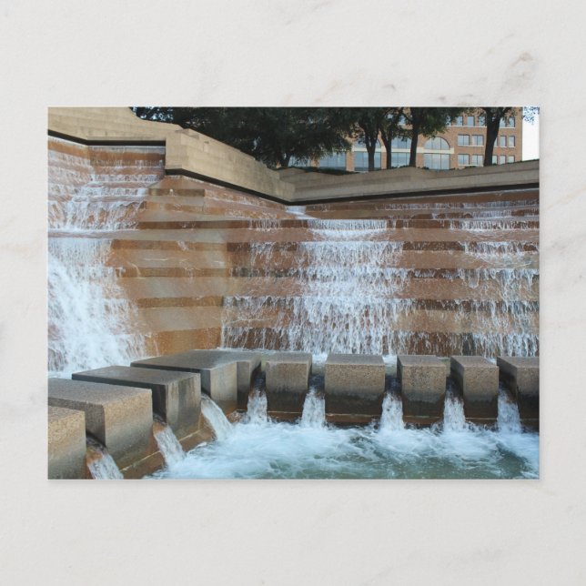 Active Vatten Bassäng - Fort Worth Vatten Garden # Vykort (Framsida)