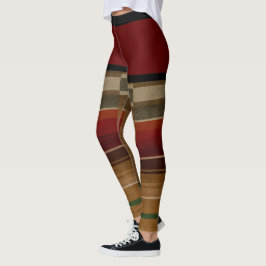ACTIVEWEAR LEGGINGS - "RED SALSA"