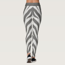ACTIVEWEAR LEGGINGS - "WHITE TIGER" -
