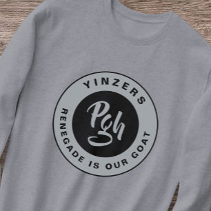 Activewear Sports Workout Yinzer City Vintage Lång Ärmad Tröja