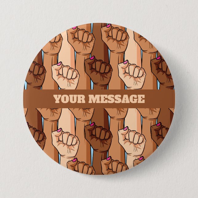 Activism United Peace Protest Button Knapp (Framsida)