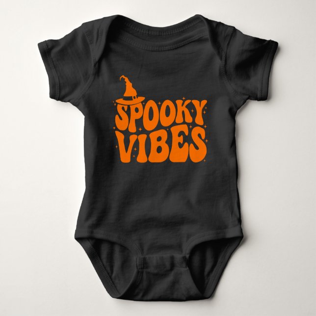 Activous Spooky Vibes, Halloween T Shirt (Framsida)