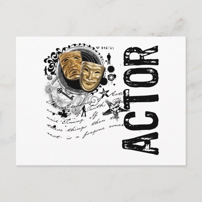 Actor Alchemy of Acting Vykort (Framsida)
