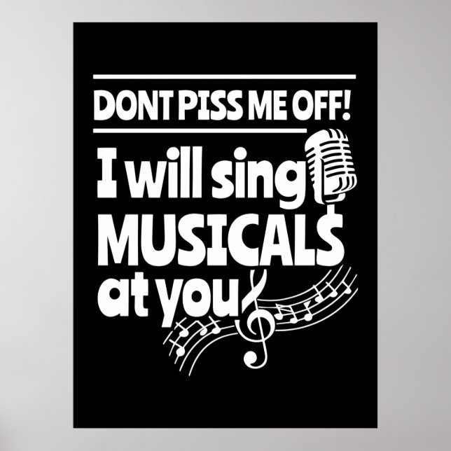 Actor kommer att spela Sjunga musicals på dig Poster (Framsidan)