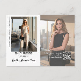 Actor Promo Card | 3 Photo Composite Postcard Vykort