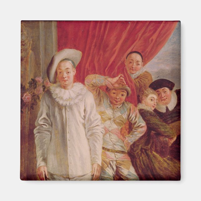 Actors of the Comedie Italienne Magnet (Framsidan)