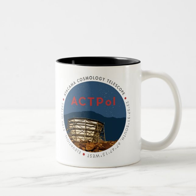 ACTPol logotypmugg Två-Tonad Mugg (Höger)