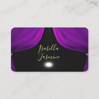 Actress actor influencer psychic business card visitkort