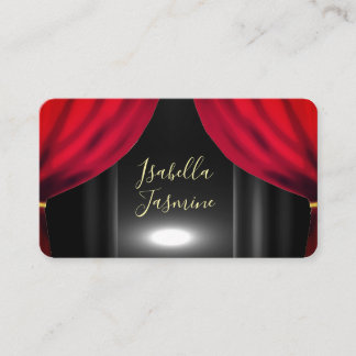 Actress actor influencer psychic business card visitkort