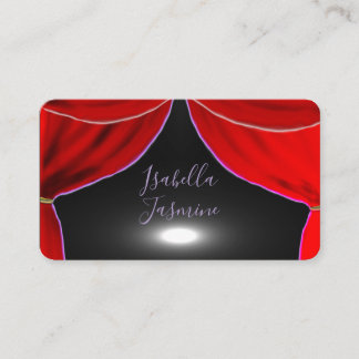 Actress actor influencer psychic business card visitkort