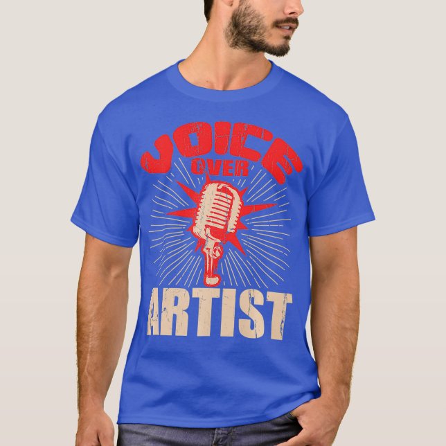 Actress Gift för talopartist Microphone Actress T Shirt (Framsida)