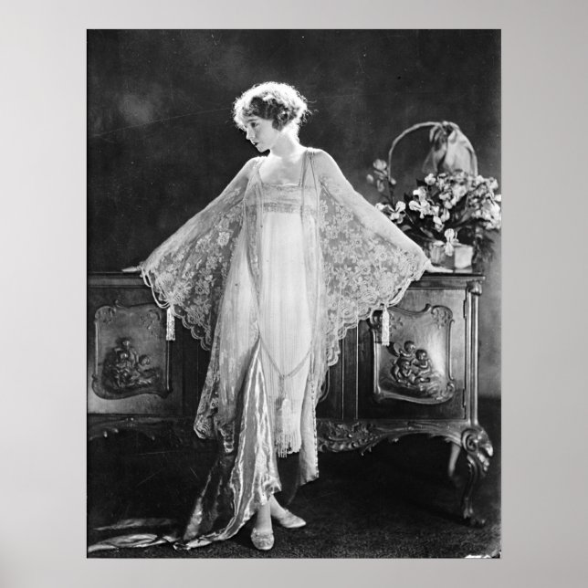 Actress Lillian Gish Poster (Framsidan)