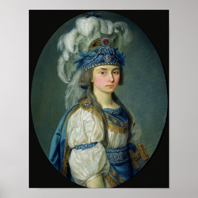 Actress och sånger Praskovya Zhemchugova Poster (Framsidan)