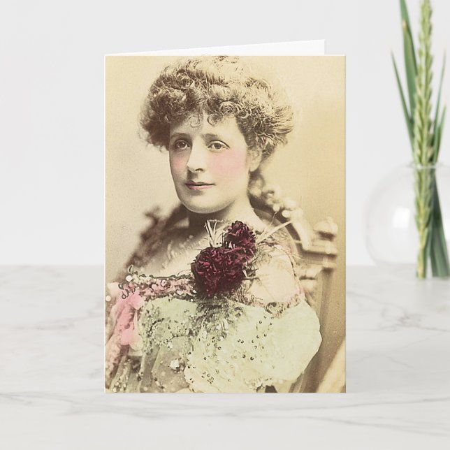 Actress Phyllis Broughton Kort (Framsida)