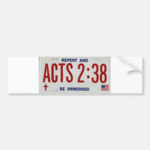 ACTS_2_38_license_plate02 Bildekal