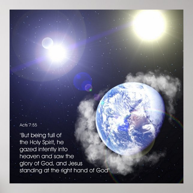 Acts 7:55 - utskrift poster (Framsidan)