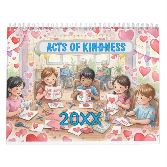 Acts of Kindness Every Month Calendar Kalender (Omslag)