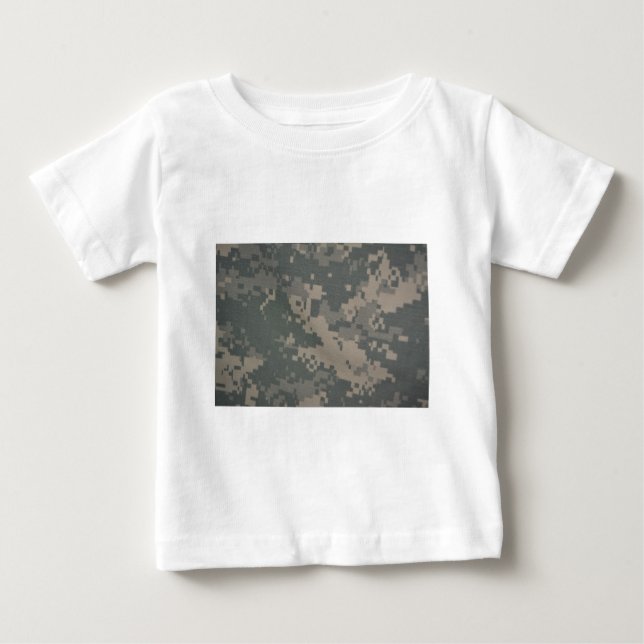 Acu Mönsterkamouflage Trupper Digital konst Fred T-shirt (Framsida)