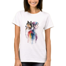 Acuarela Canina Sheltie - Femenina